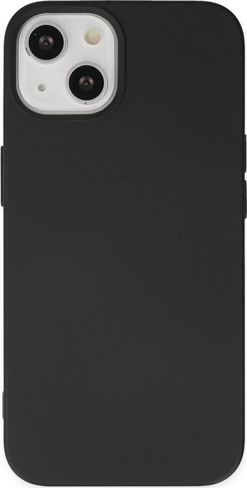 CPT83 iPhone 14 Plus Uyumlu Kılıf Nano içi Kadife Silikon - Siyah