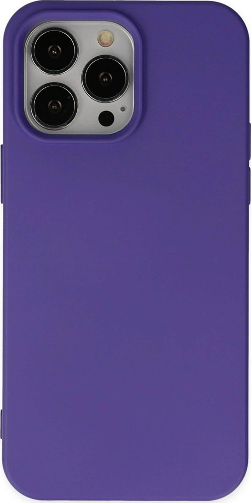 CPT83 iPhone 14 Pro Kılıf Nano içi Kadife Silikon - Mor