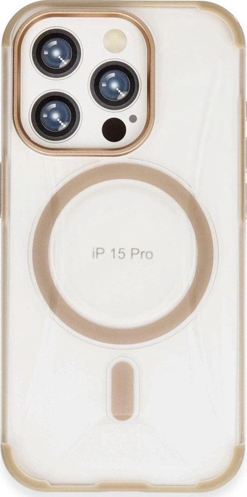 CPT83 iPhone 15 Pro Hilton Magsafe Kapak - Gold