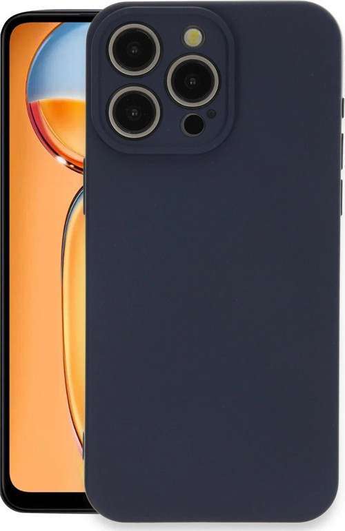 CPT83 iPhone 15 Pro Max Kılıf Nano içi Kadife Silikon - Lacivert