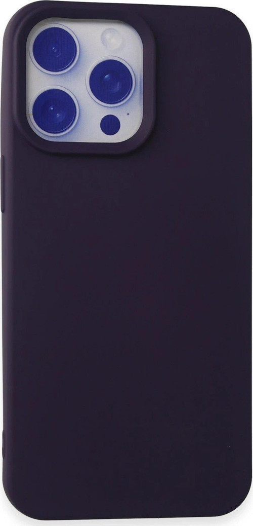 CPT83 iPhone 15 Pro Max Kılıf Nano içi Kadife Silikon - Mor