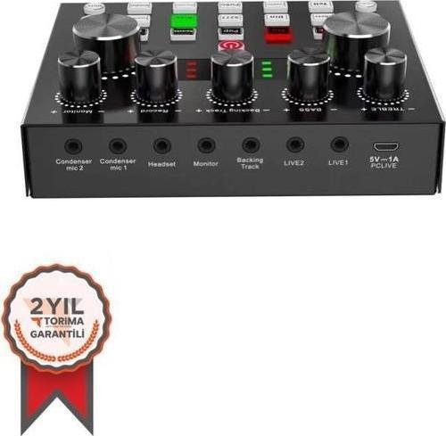 V8 İkinci Nesil Bluetooth Bilgisayar Canlı Yayın Ses Değiştirme Kartı