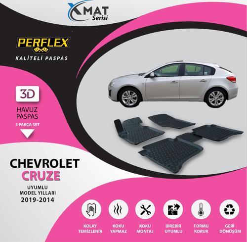 Paspas 3D Havuzlu X-Mat Cruze 2009-2014