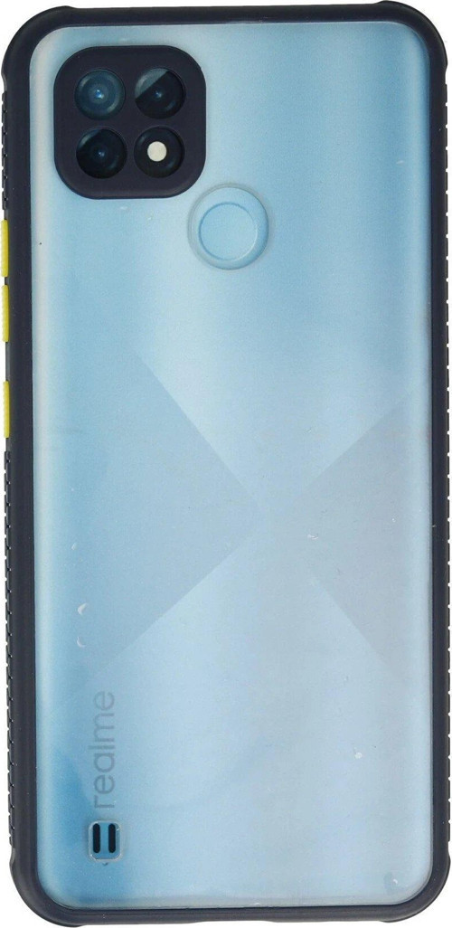 CPT83 Realme C21 Kılıf Miami Şeffaf Silikon - Lacivert