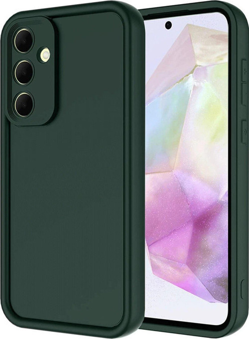 CPT83 Samsung Galaxy A56 Kılıf Viera Silikon - Koyu Yeşil