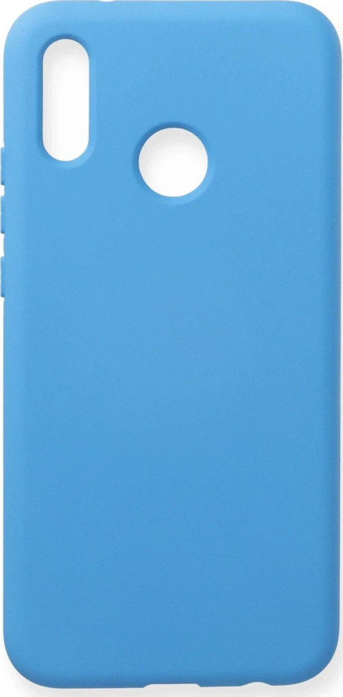 FLM Huawei P20 Lite Kılıf Nano içi Kadife Silikon - Mavi