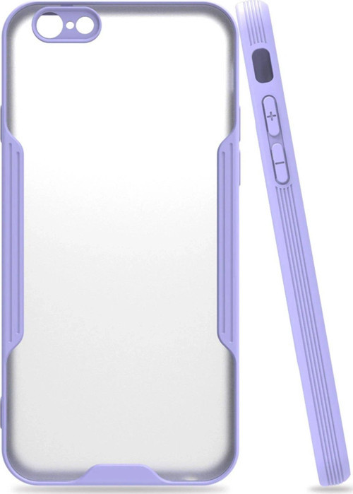 FLM iPhone 6 Kılıf Platin Silikon - Lila