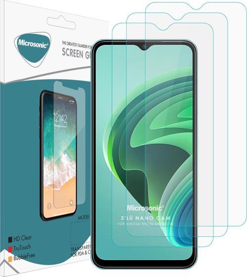Xiaomi Redmi 10 5G Screen Protector Nano Glass Cam Ekran Koruyucu (3`lü Paket)