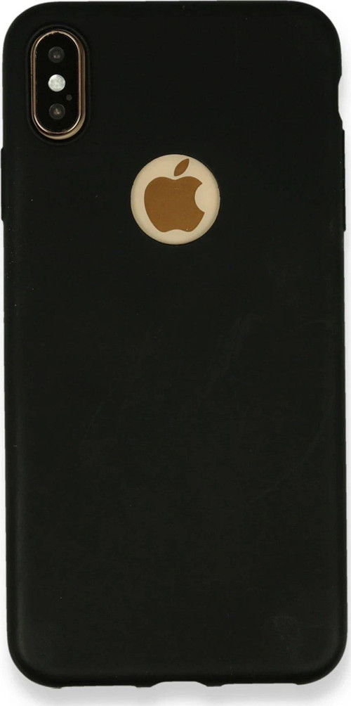 FLM iPhone XS Max Kılıf First Silikon - Siyah