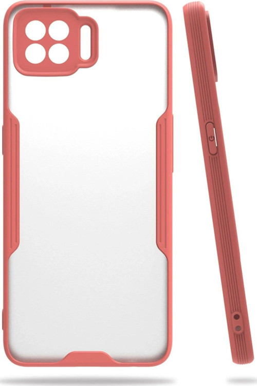 FLM Oppo A73 Kılıf Platin Silikon - Pembe