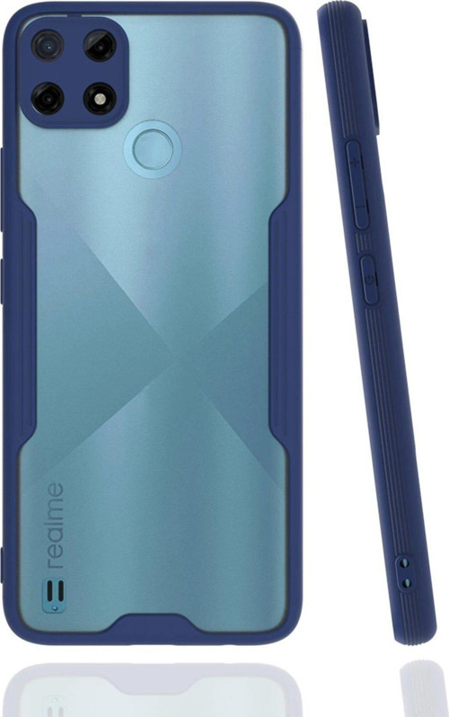 FLM Realme C25Y Kılıf Platin Silikon - Lacivert