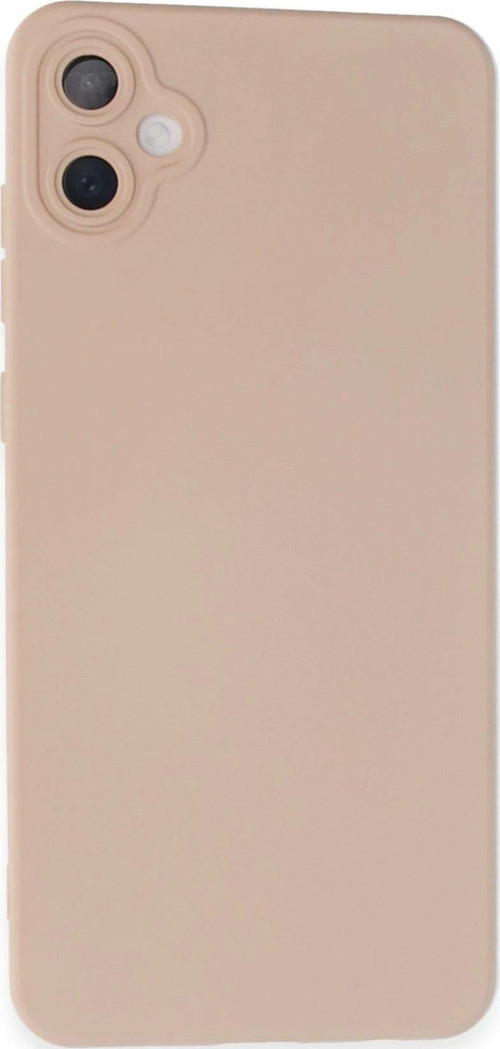 FLM Samsung Galaxy A05 Kılıf Nano içi Kadife Silikon - Pudra