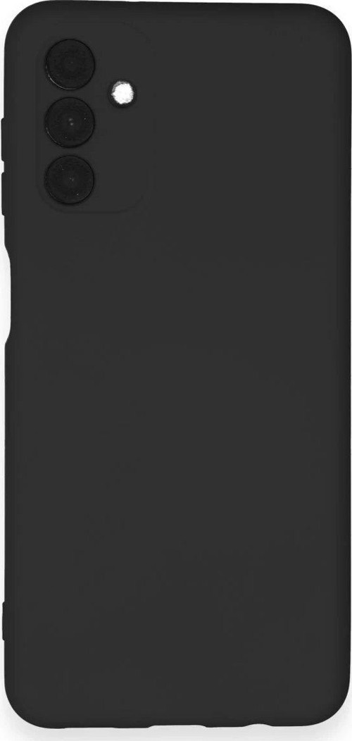 FLM Samsung Galaxy A14 4G Kılıf Nano içi Kadife Silikon - Siyah