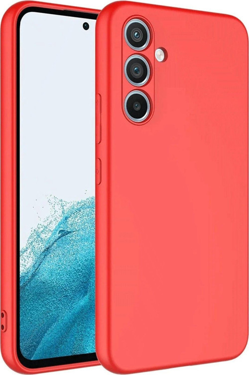 FLM Samsung Galaxy A16 5G Kılıf First Silikon - Kırmızı