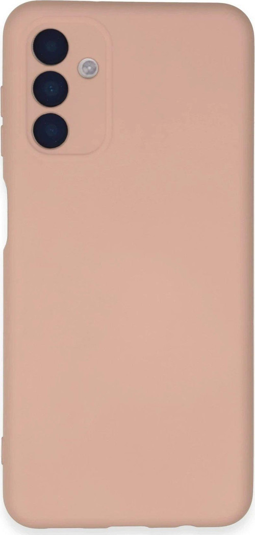 FLM Samsung Galaxy A24 4G Kılıf Nano içi Kadife Silikon - Pudra