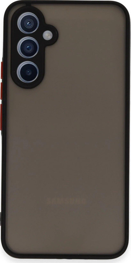 FLM Samsung Galaxy A34 5G Kılıf Montreal Silikon Kapak - Siyah