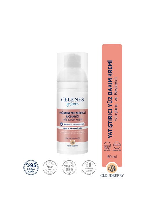 Cloudberry Yatıştırıcı Yüz Kremi Hassas Ciltler 50 ml