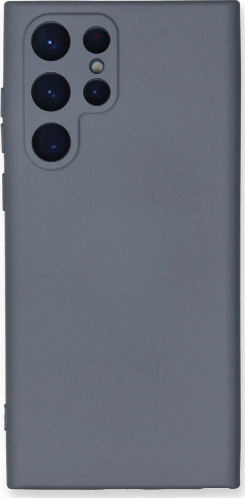 FLM Samsung Galaxy S24 Ultra Kılıf Nano içi Kadife Silikon - Gri