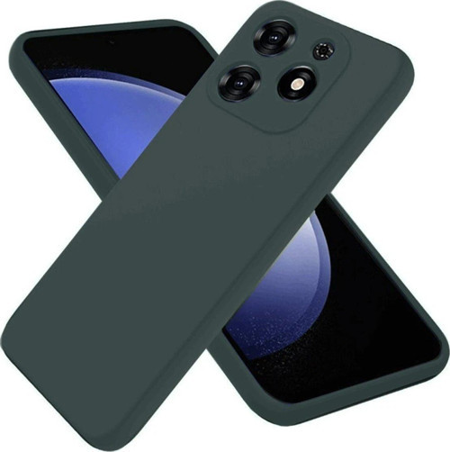 FLM Tecno Spark Go 2024 Kılıf First Silikon - Koyu Yeşil