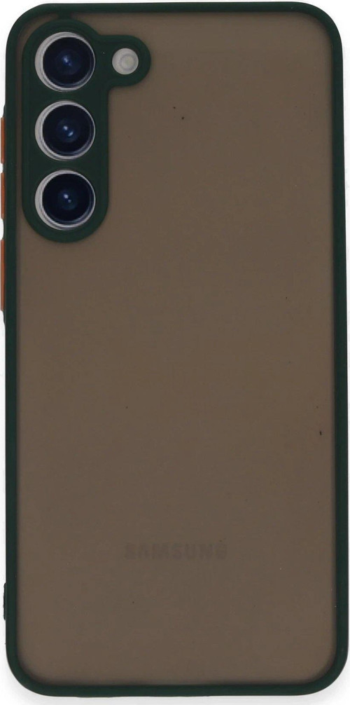FLM Samsung Galaxy S23 Plus Kılıf Montreal Silikon Kapak - Yeşil