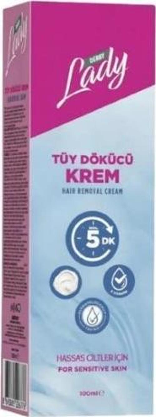 Lady Tüy Dökücü Krem Hassas Ciltler 100Ml
