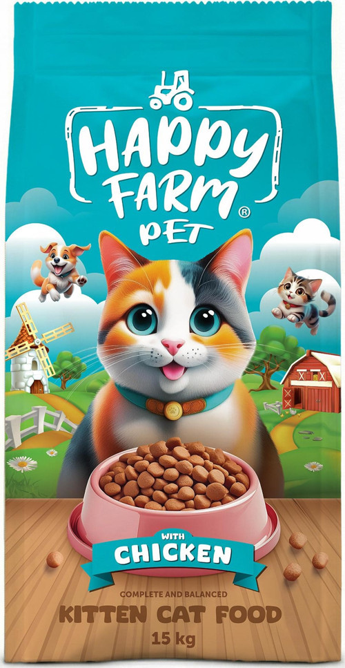 Yavru Kedi Maması Tavuk Etli Kitten 15 KG