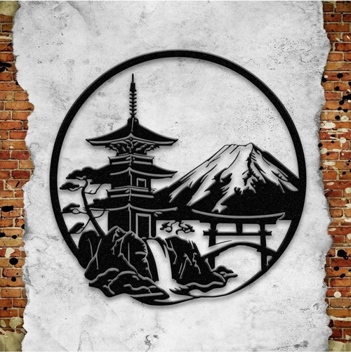 Şık Dubar Dekoru Japon Art Model-6 (35 Cm)