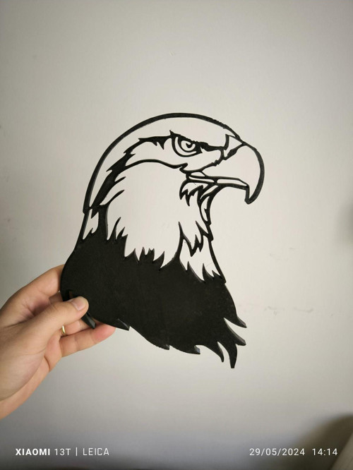 Kartal Duvar Süsü - Dekoratif Modert Duvar Dekoru