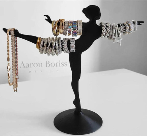 Balerin Tasarımlı Küpe- Kolye - Yüzük - Aksesuar Standı , Organizeri