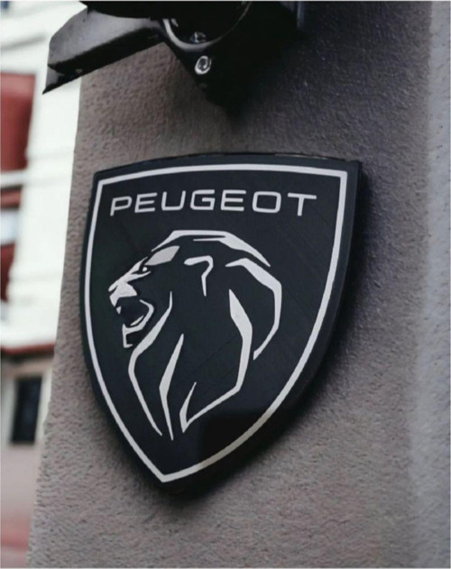 Peugeot Yeni Nesil Logo 120X130X2,4Mm