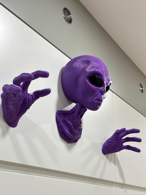 Kulaklık Standı Xl Alien Uzaylı Duvar Dekorasyonu