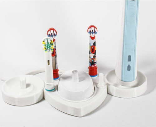 Şarjlı Diş Fırçaları Ve Başlıkları İçin Stand / 2 Fırça 1 Şarj 4 Başlık İçin Oral-B Uyumlu