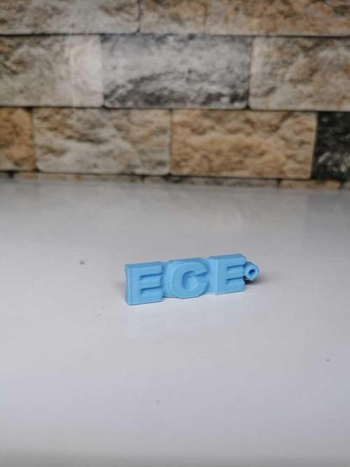 Kişiye Özel Çift Taraflı İsimli Anahtarlık