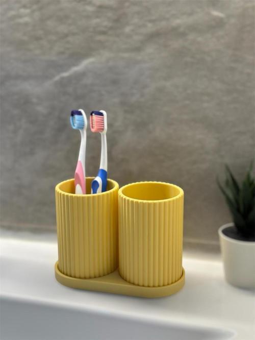 Diş Fırçalık Diş Fırçalık Seti Sarı