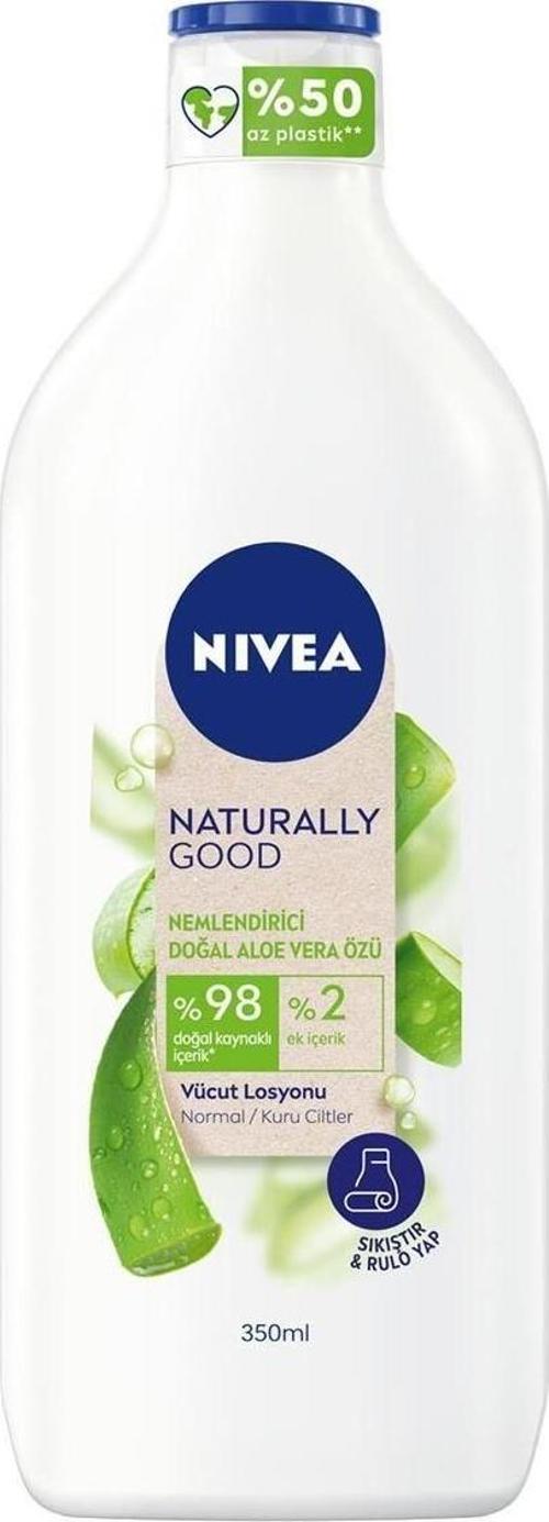 Vücut Losyonu Naturally Aloe Vera Özlü 350 ml
