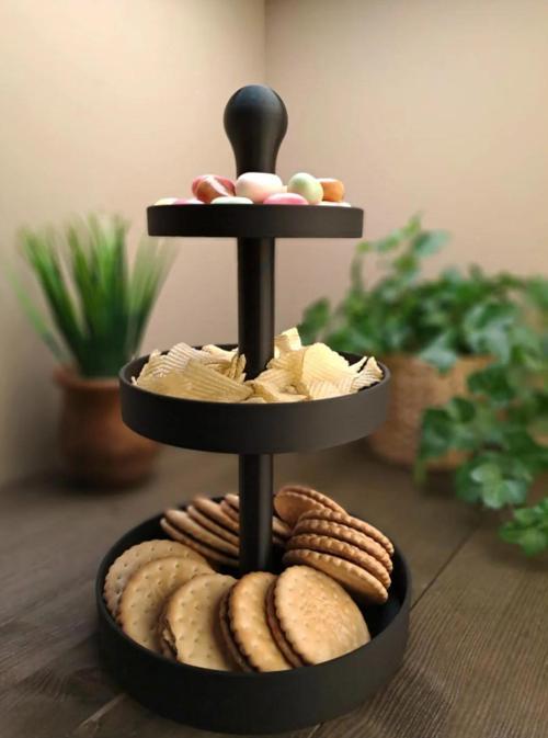Üç Katlı Atıştırmalık Ve Pasta Standı, Servis Standı