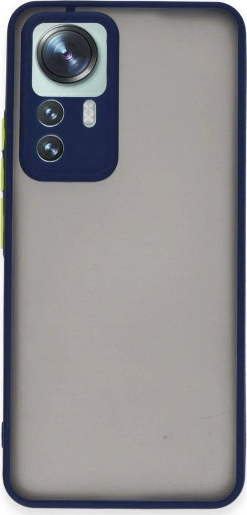 FLM Xiaomi Mi 12T Pro Kılıf Montreal Silikon Kapak - Lacivert