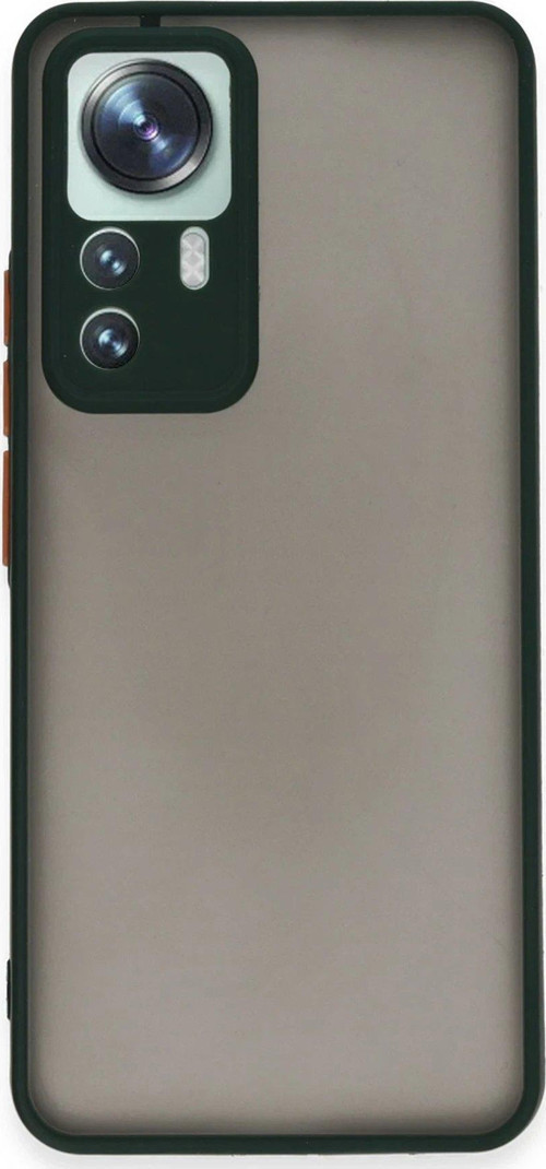 FLM Xiaomi Mi 12T Pro Kılıf Montreal Silikon Kapak - Yeşil