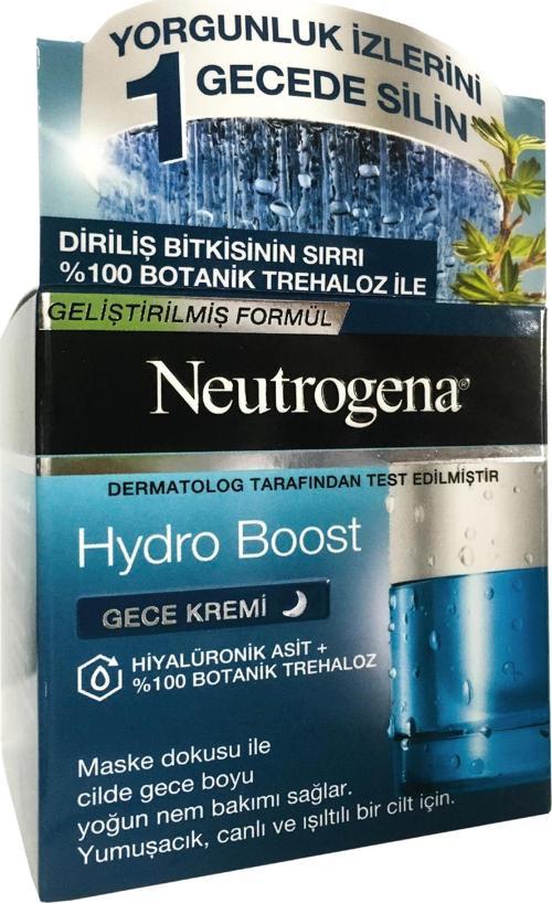 Hydro Boost Hiyalüronik Asit Botanik Trehaloz Gece Kremi 50 ml
