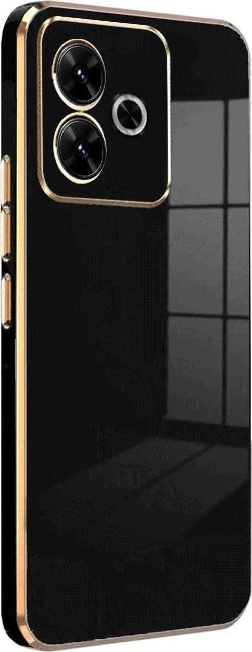 FLM Xiaomi Redmi 13 4G Kılıf Volet Silikon - Siyah