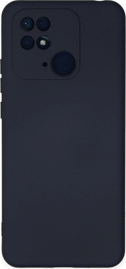 FLM Xiaomi Redmi 10C Kılıf Nano içi Kadife Silikon - Lacivert