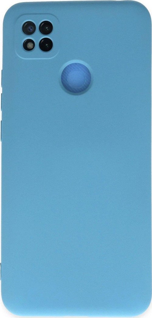 FLM Xiaomi Redmi 9C Kılıf Nano içi Kadife Silikon - Mavi