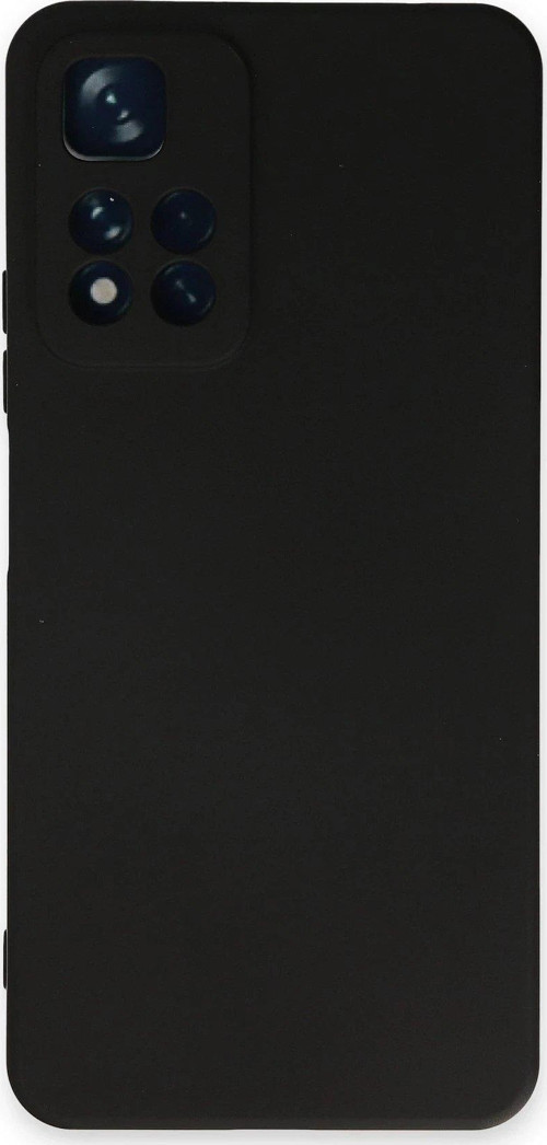 FLM Xiaomi Redmi Note 11 Pro Plus 5G Kılıf Nano içi Kadife Silikon - Siyah