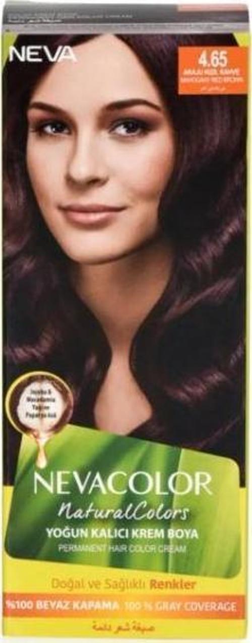 Natural 4.65 Akaju Kızıl Kahve Saç Boyası