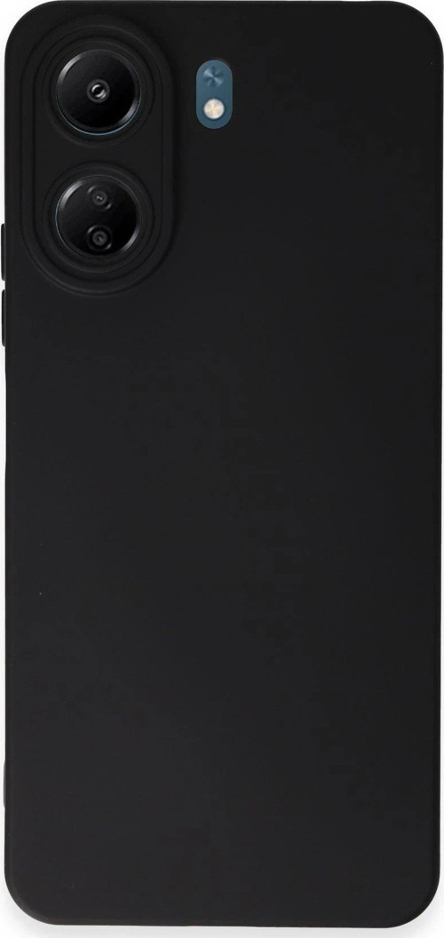 FLM Xiaomi Redmi 13C Kılıf Nano içi Kadife Silikon - Siyah