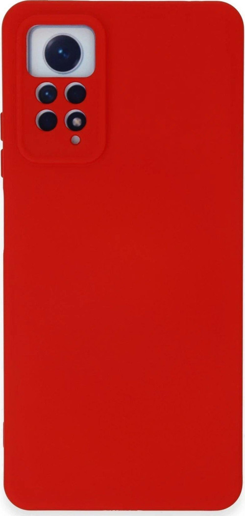 FLM Xiaomi Redmi Note 12 Pro 4G Kılıf Nano içi Kadife Silikon - Kırmızı