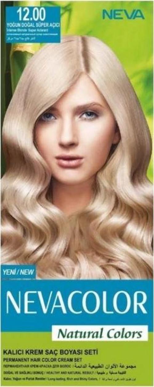 Natural Kalıcı Saç Boya Seti 12.00 Yoğun Doğal Süper Açıcı