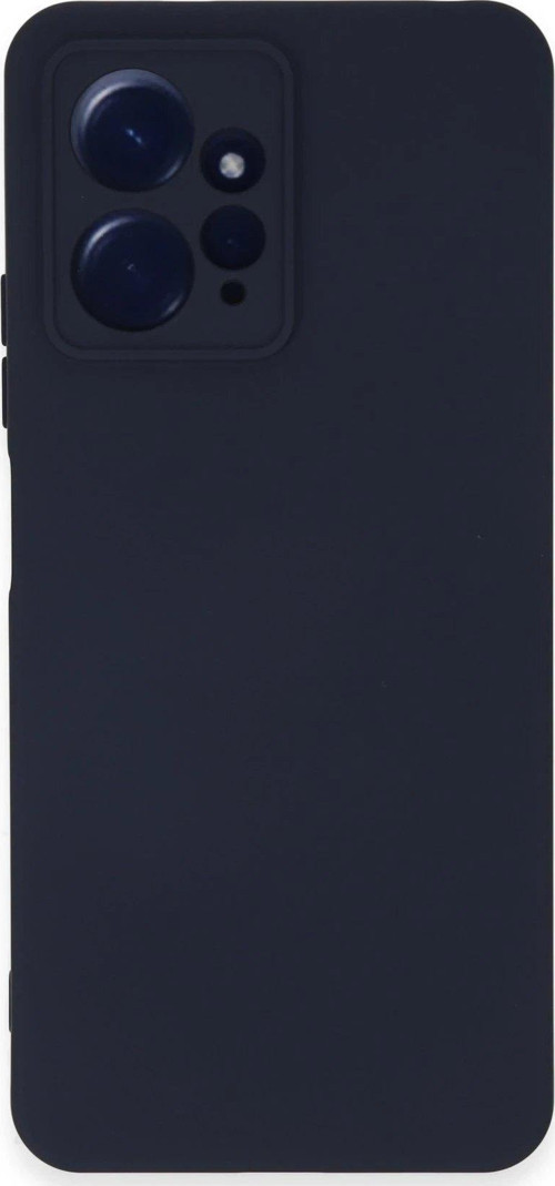 FLM Xiaomi Redmi Note 12 4G Kılıf Nano içi Kadife Silikon - Lacivert