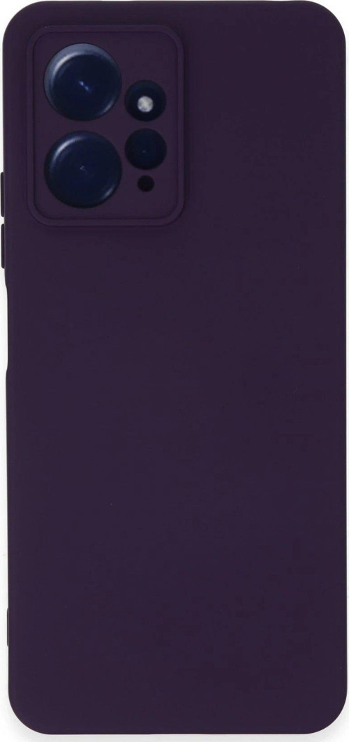 FLM Xiaomi Redmi Note 12 4G Kılıf Nano içi Kadife Silikon - Mor