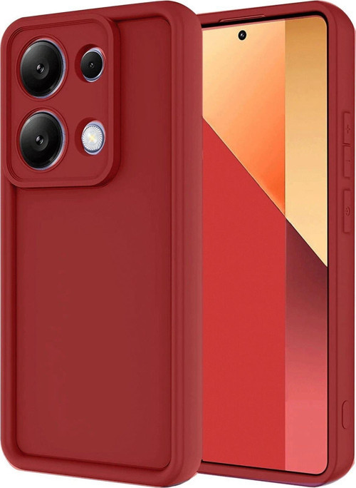 FLM Xiaomi Redmi Note 13 Pro 4G Kılıf Viera Silikon - Kırmızı